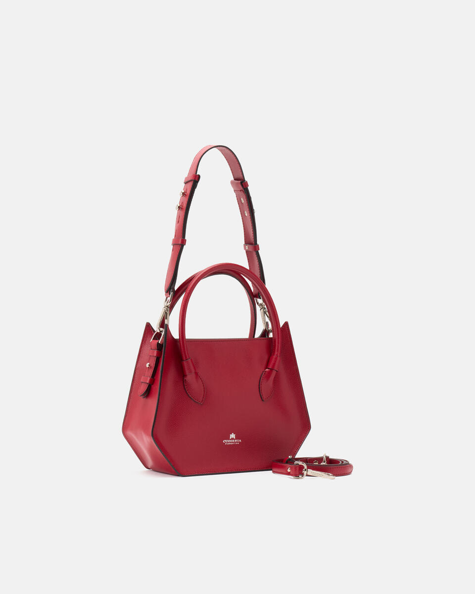 Penta medium tote Cherry  - Cuoieria Fiorentina