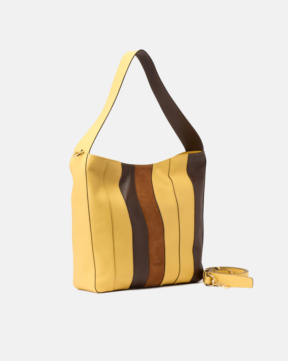 Patch Large Hobo Yellow  - Cuoieria Fiorentina