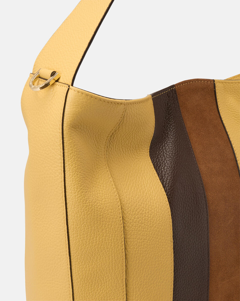 Patch Large Hobo Yellow  - Cuoieria Fiorentina