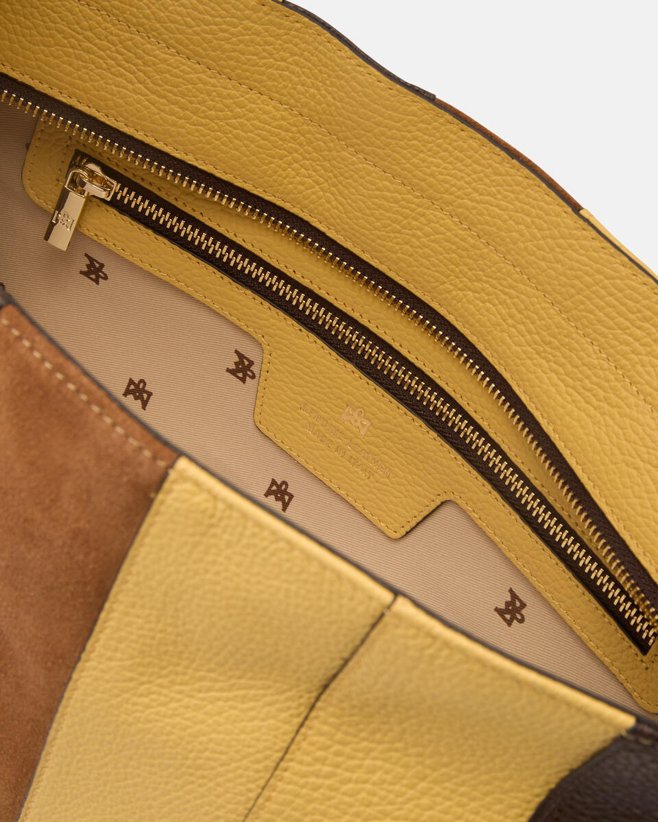 Patch Large Hobo Yellow  - Cuoieria Fiorentina