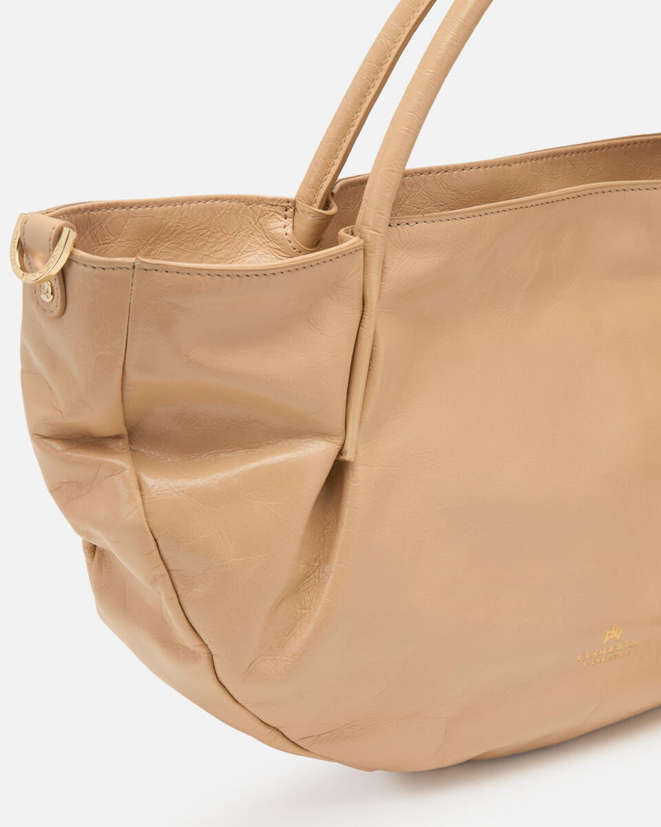 TOTE BAG Nude  - Bags - Special Price - Cuoieria Fiorentina