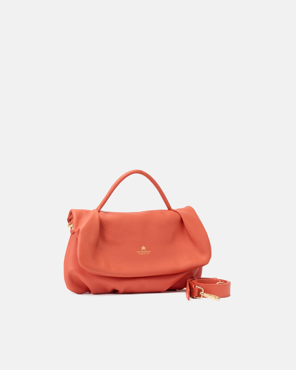 MESSENGER Papaya  - Messenger Bags - Women's Bags - Bags - Cuoieria Fiorentina