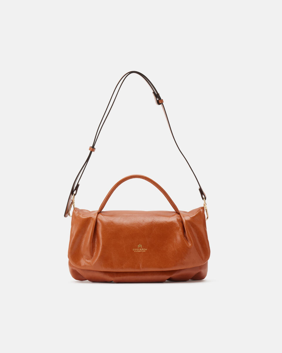 Candy soft Flap bag Brick  - Cuoieria Fiorentina