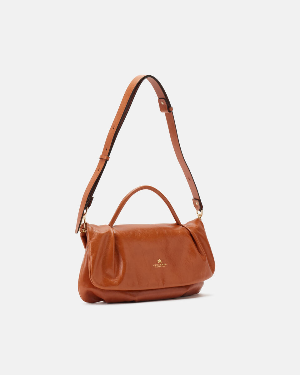 Candy soft Flap bag Brick  - Cuoieria Fiorentina