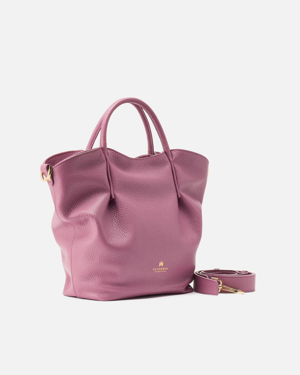 Candy soft small tote Heather  - Tote Bag - Borse Donna - Borse - Cuoieria Fiorentina