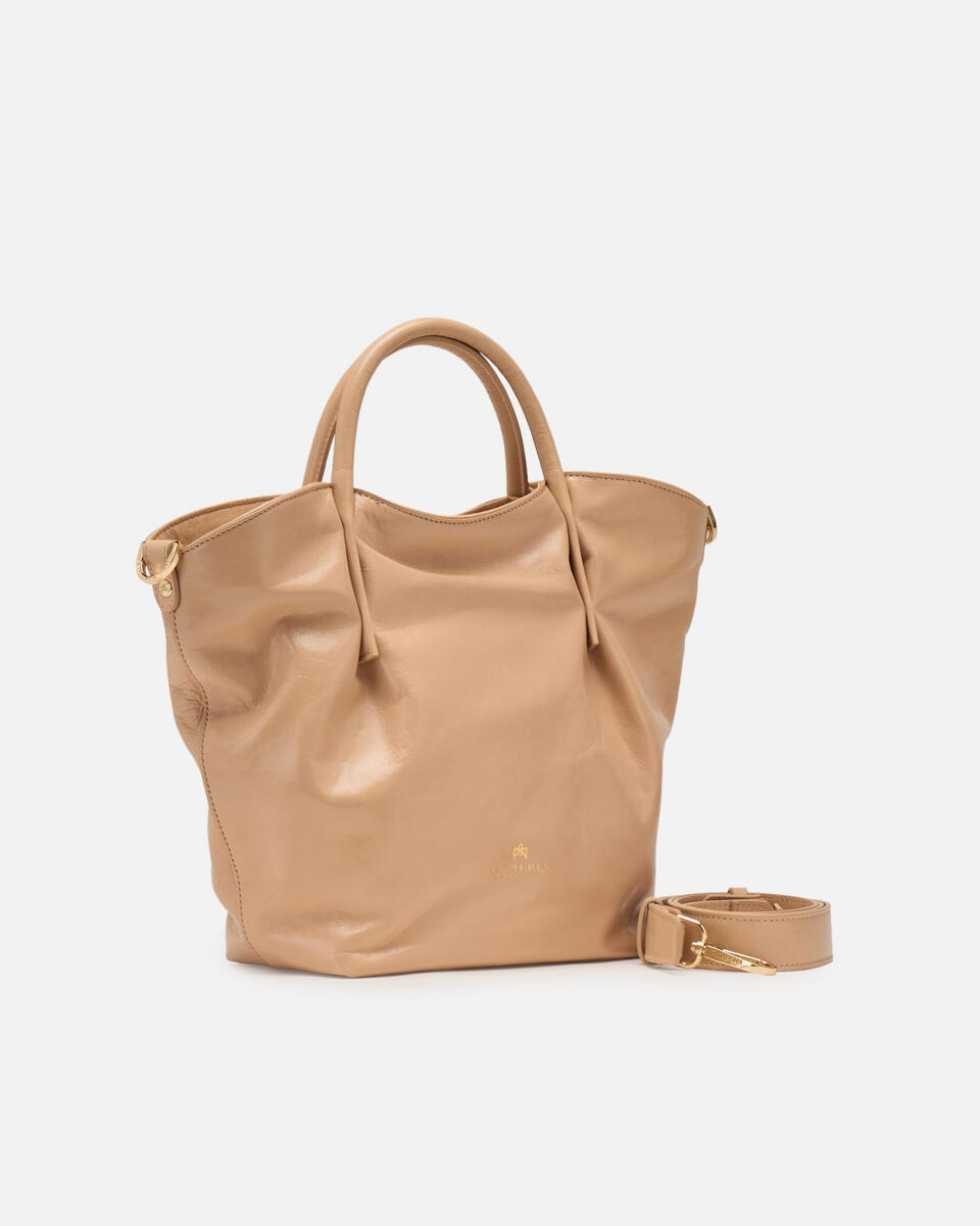 SMALL TOTE BAG Nude  - Bags - Special Price - Cuoieria Fiorentina