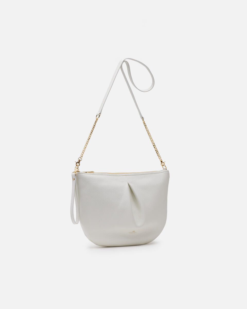 MAXI POUCH White  - Bags - Special Price - Cuoieria Fiorentina