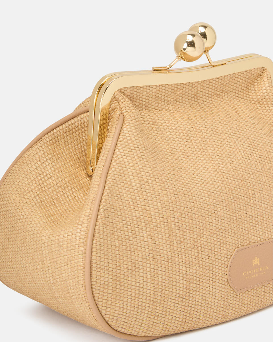 CLUTCH Nude  - Clutch Bags - Women's Bags - Bags - Cuoieria Fiorentina