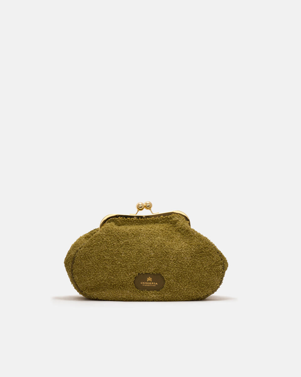 Joy clutch tessuto e pelle Bags