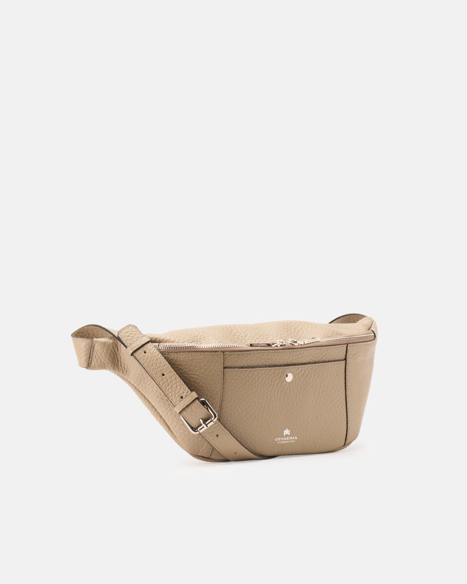BELT BAG Taupe  - Belt Bags - Men's Bags - Bags - Cuoieria Fiorentina