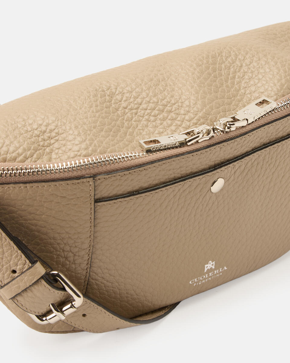 BELT BAG Taupe  - Belt Bags - Men's Bags - Bags - Cuoieria Fiorentina