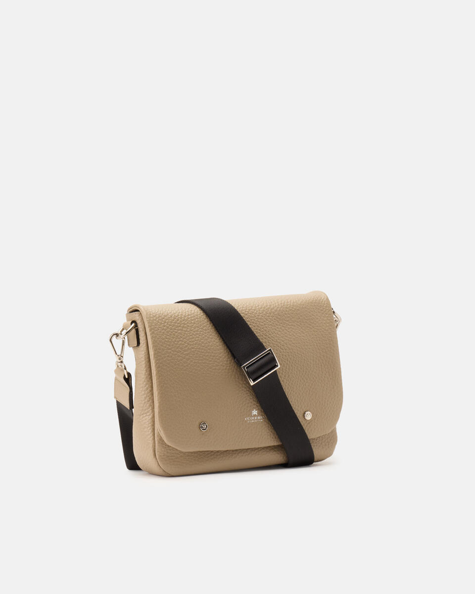 Brad Small Messenger Taupe  - Tracolla - Borse Uomo - Borse - Cuoieria Fiorentina