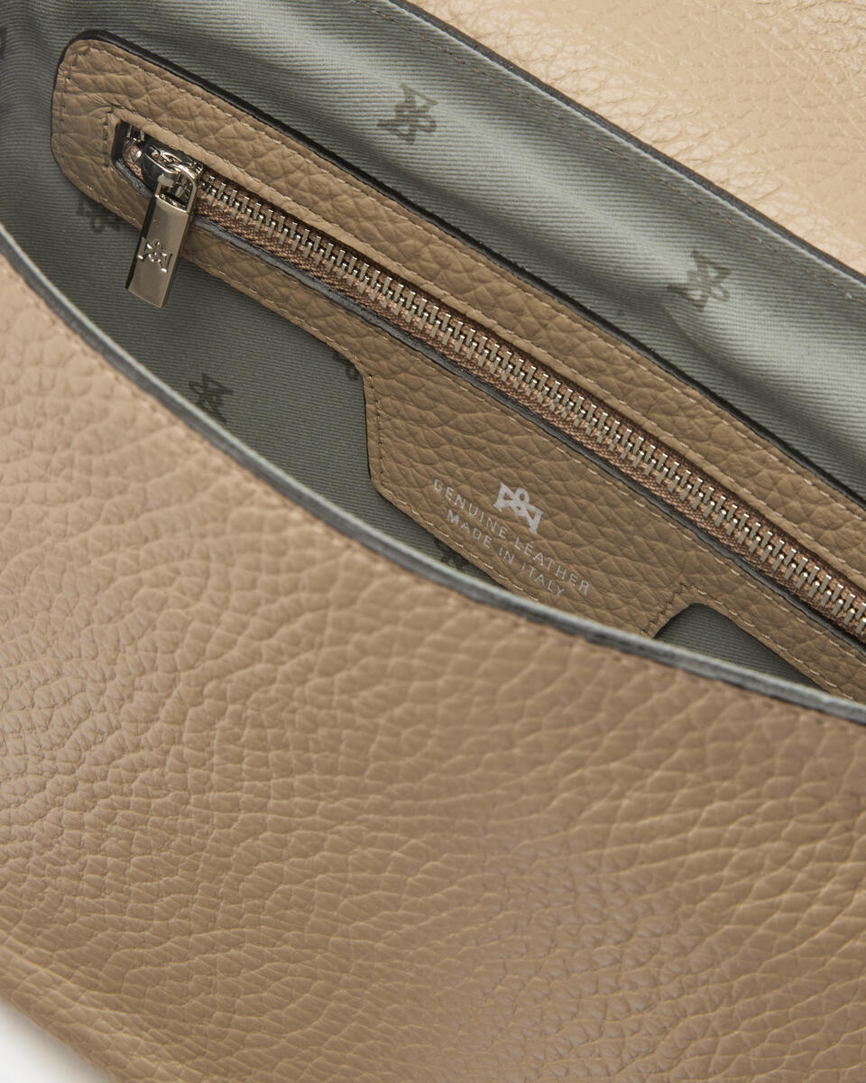 Brad Small Messenger Taupe  - Tracolla - Borse Uomo - Borse - Cuoieria Fiorentina
