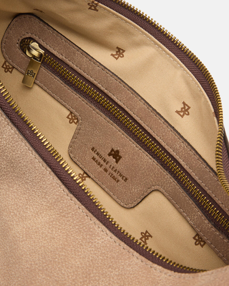 Eva soft large hobo Desert  - Borse A Spalla - Borse Donna - Borse - Cuoieria Fiorentina