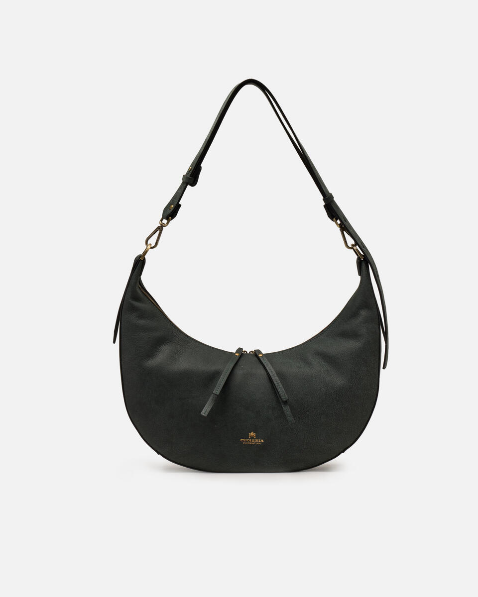 Eva soft large hobo Nabuck Muschio  - Cuoieria Fiorentina