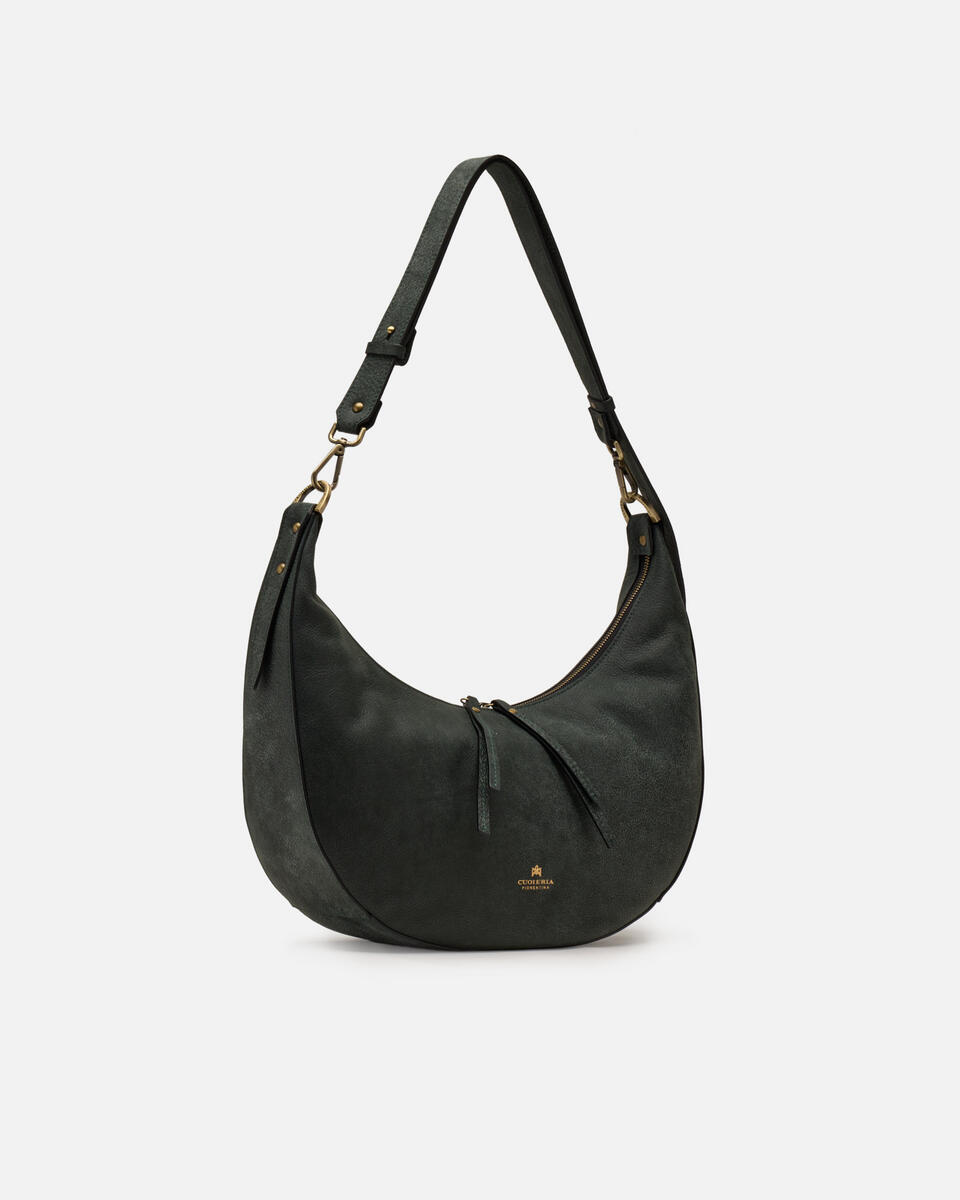 Eva soft large hobo Nabuck Muschio  - Cuoieria Fiorentina