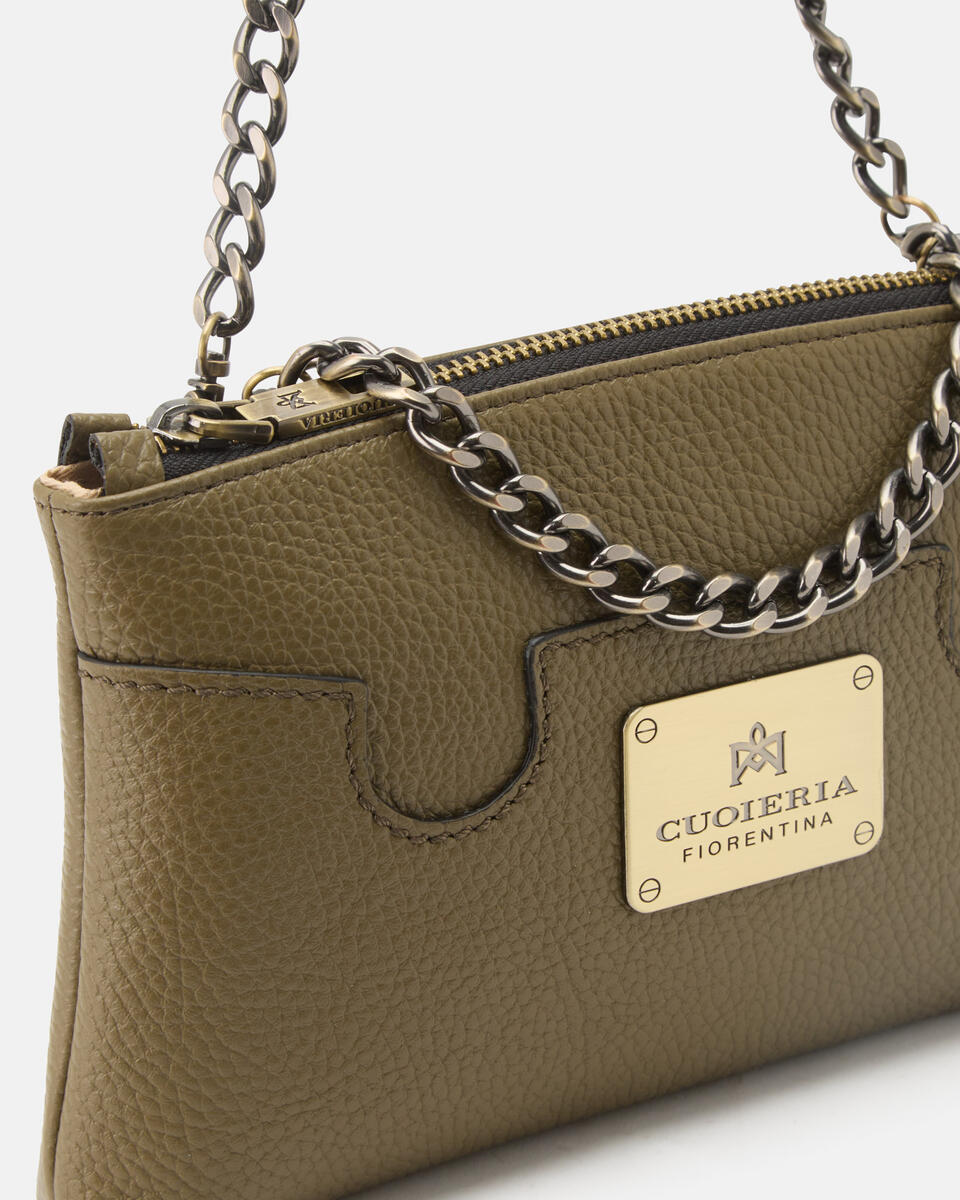 BELT BAG Forest green   - Cuoieria Fiorentina