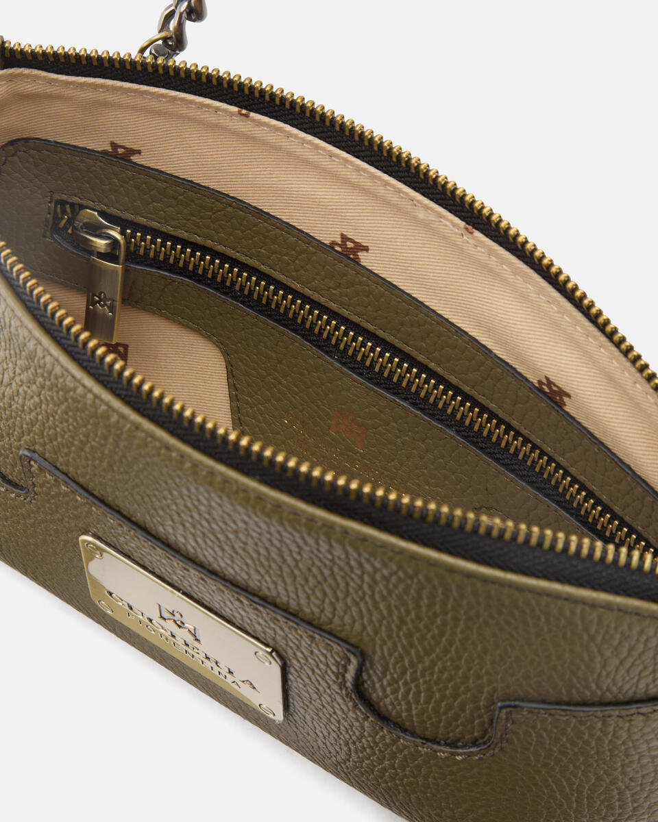 BELT BAG Forest green   - Cuoieria Fiorentina