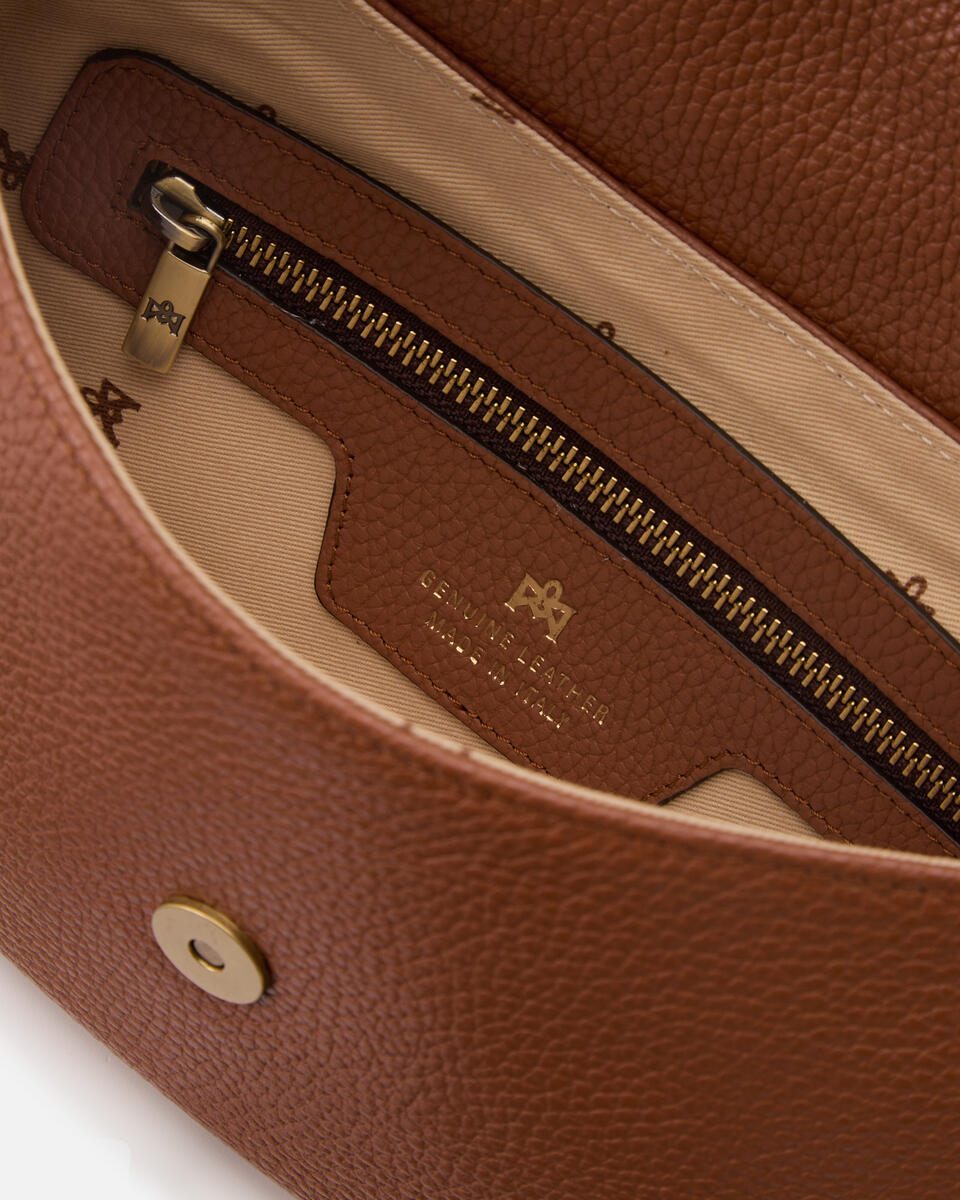 FLAP BAG Caramel  - Cuoieria Fiorentina