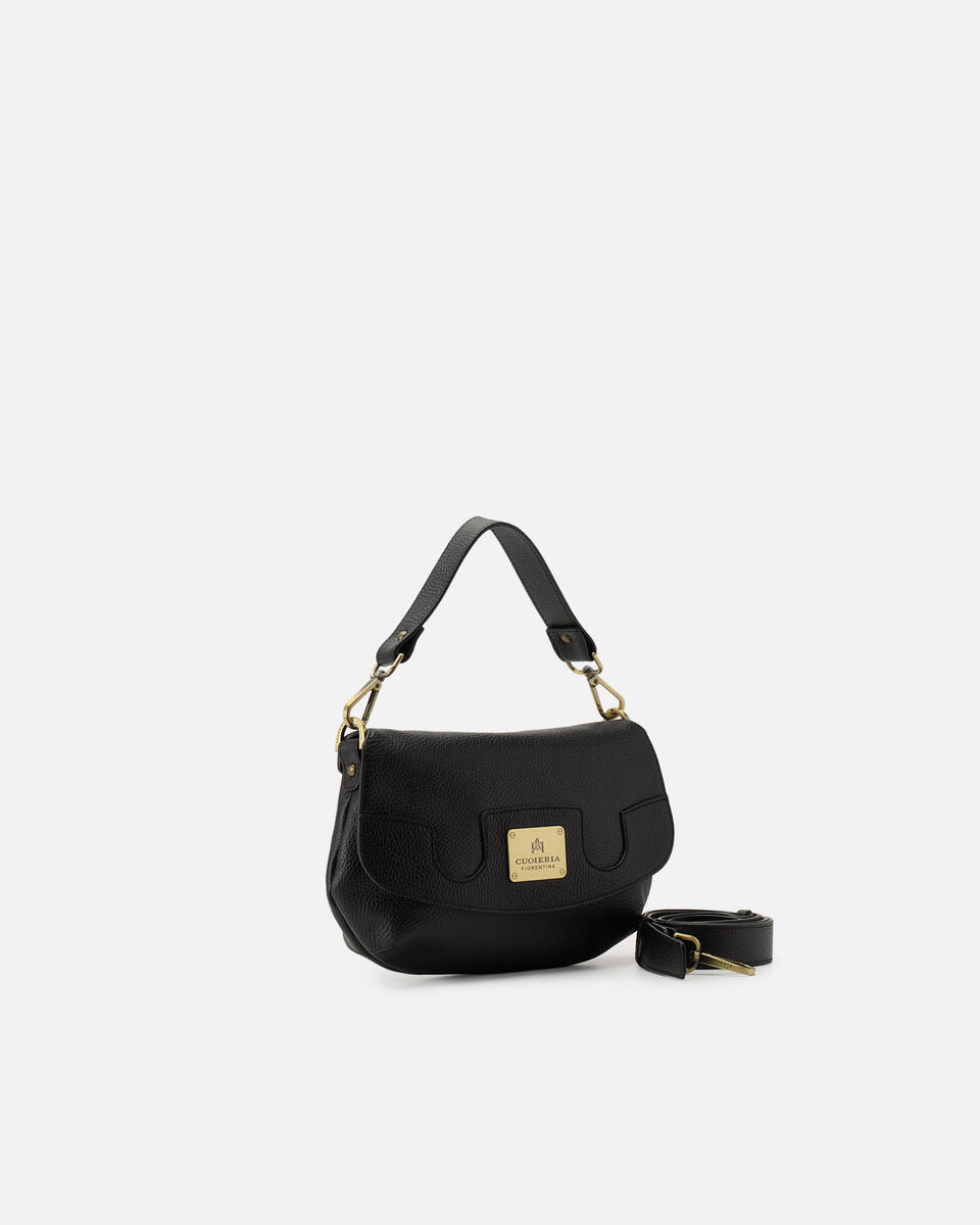 FLAP BAG Black  - Cuoieria Fiorentina