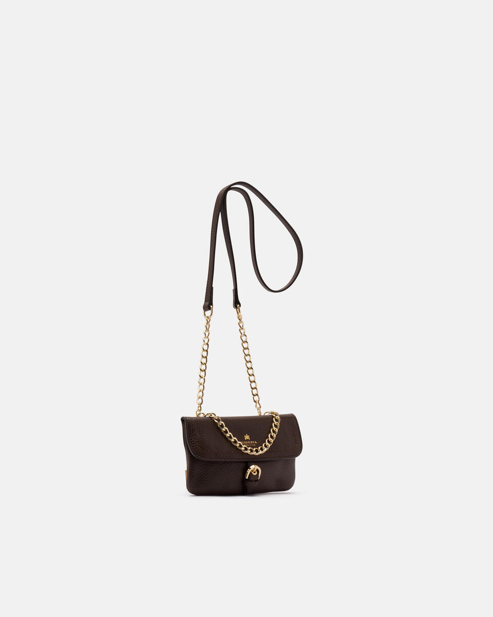 BELT BAG Chocolate  - Mini Bags - Women's Bags - Bags - Cuoieria Fiorentina