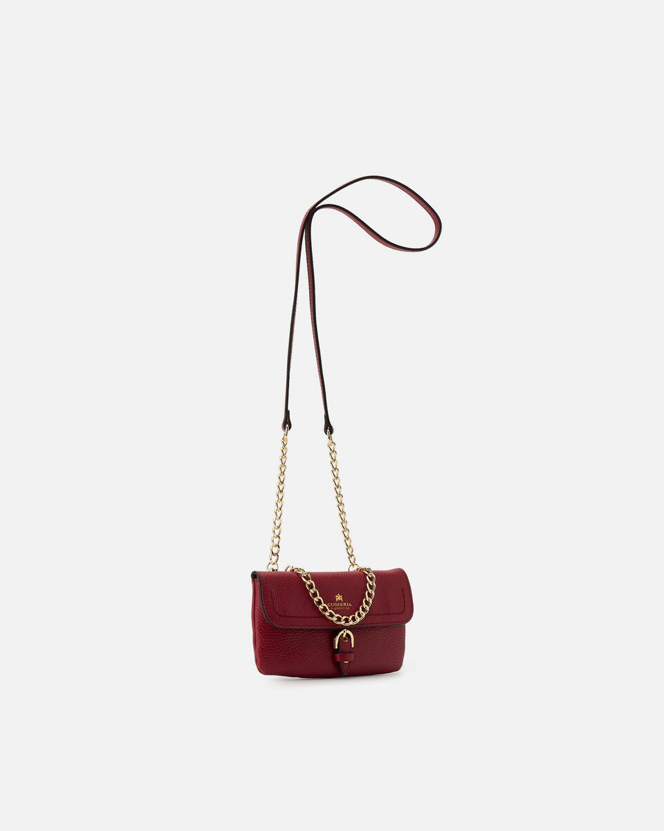 Eva soft belt bag Cherry  - Mini Bags - Borse Donna - Borse - Cuoieria Fiorentina
