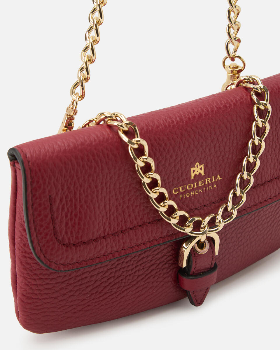 Eva soft belt bag Cherry  - Mini Bags - Borse Donna - Borse - Cuoieria Fiorentina