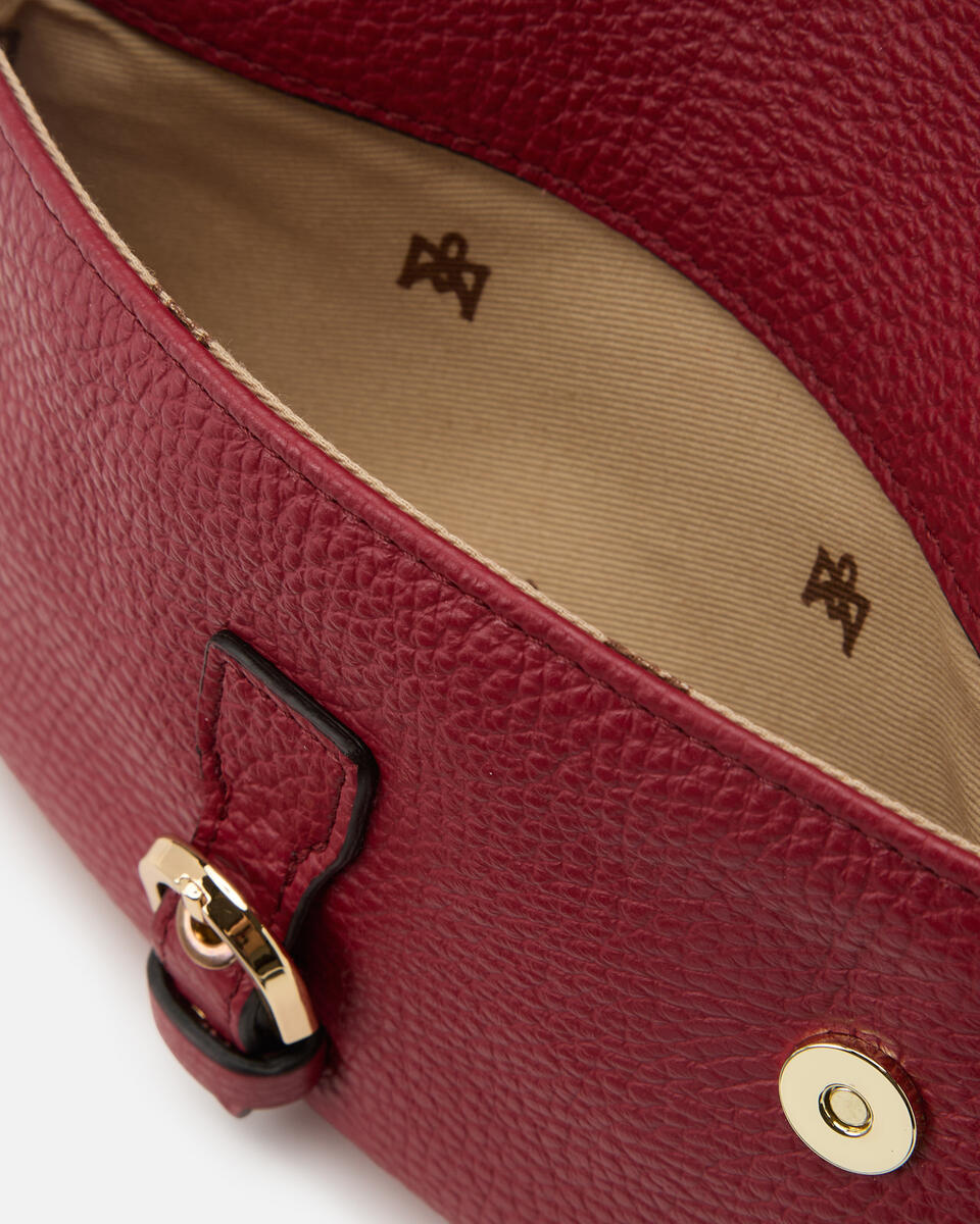 Eva soft belt bag Cherry  - Mini Bags - Borse Donna - Borse - Cuoieria Fiorentina