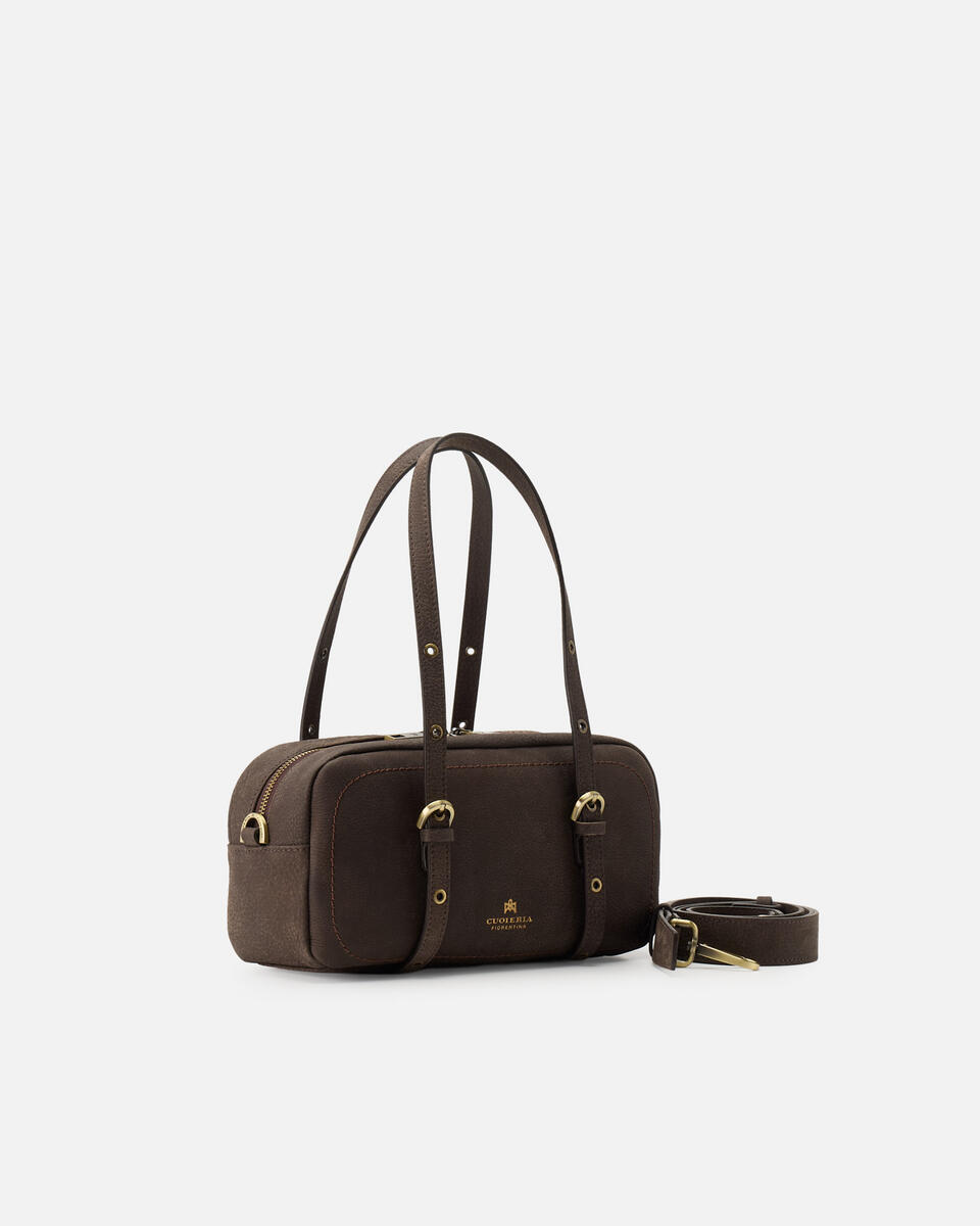 Eva soft duffle Cioccolato  - Borse A Spalla - Borse Donna - Borse - Cuoieria Fiorentina