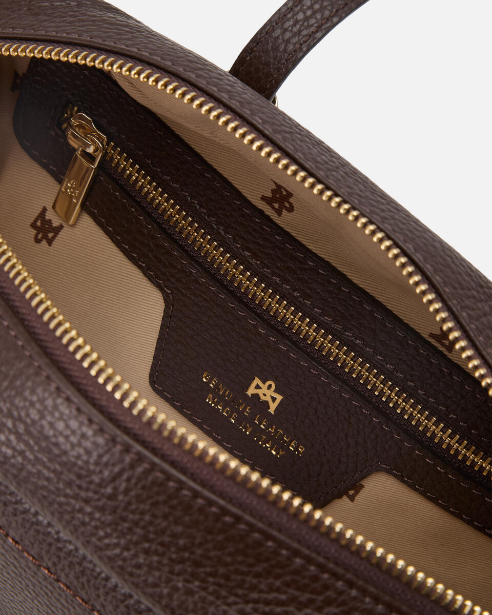 Eva soft duffle Cioccolato  - Borse A Spalla - Borse Donna - Borse - Cuoieria Fiorentina
