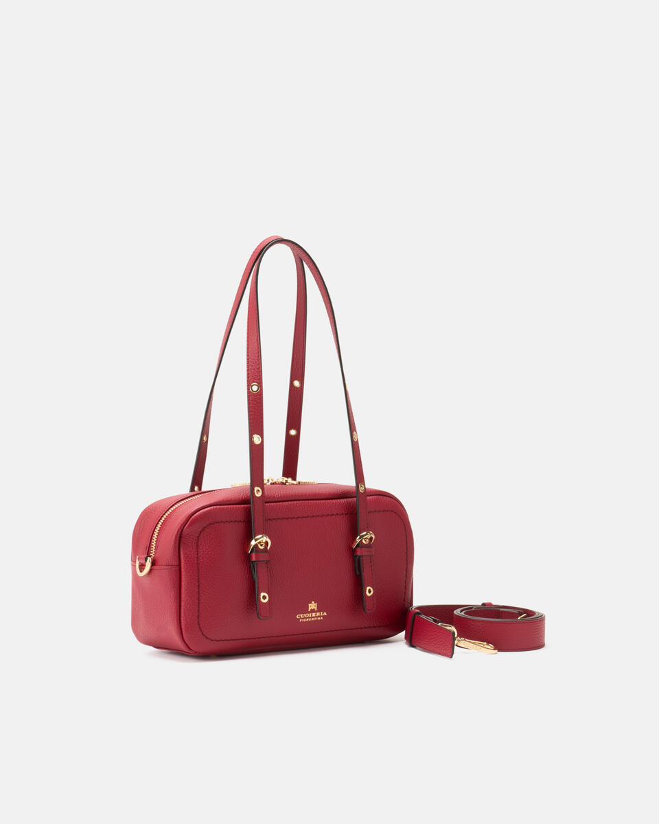 Eva soft duffle Cherry  - Borse A Spalla - Borse Donna - Borse - Cuoieria Fiorentina