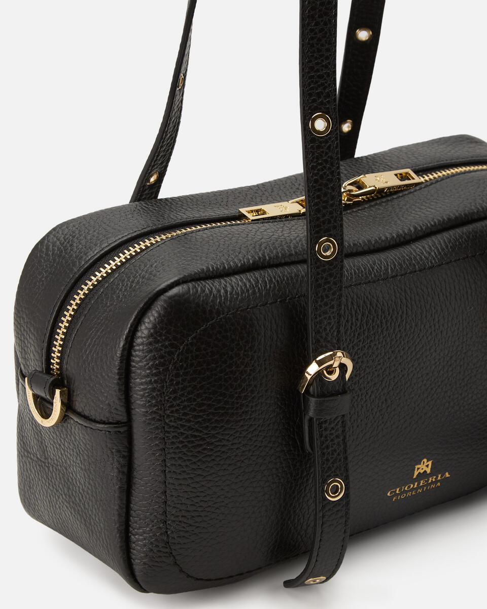 Eva soft duffle Nero  - Borse A Spalla - Borse Donna - Borse - Cuoieria Fiorentina