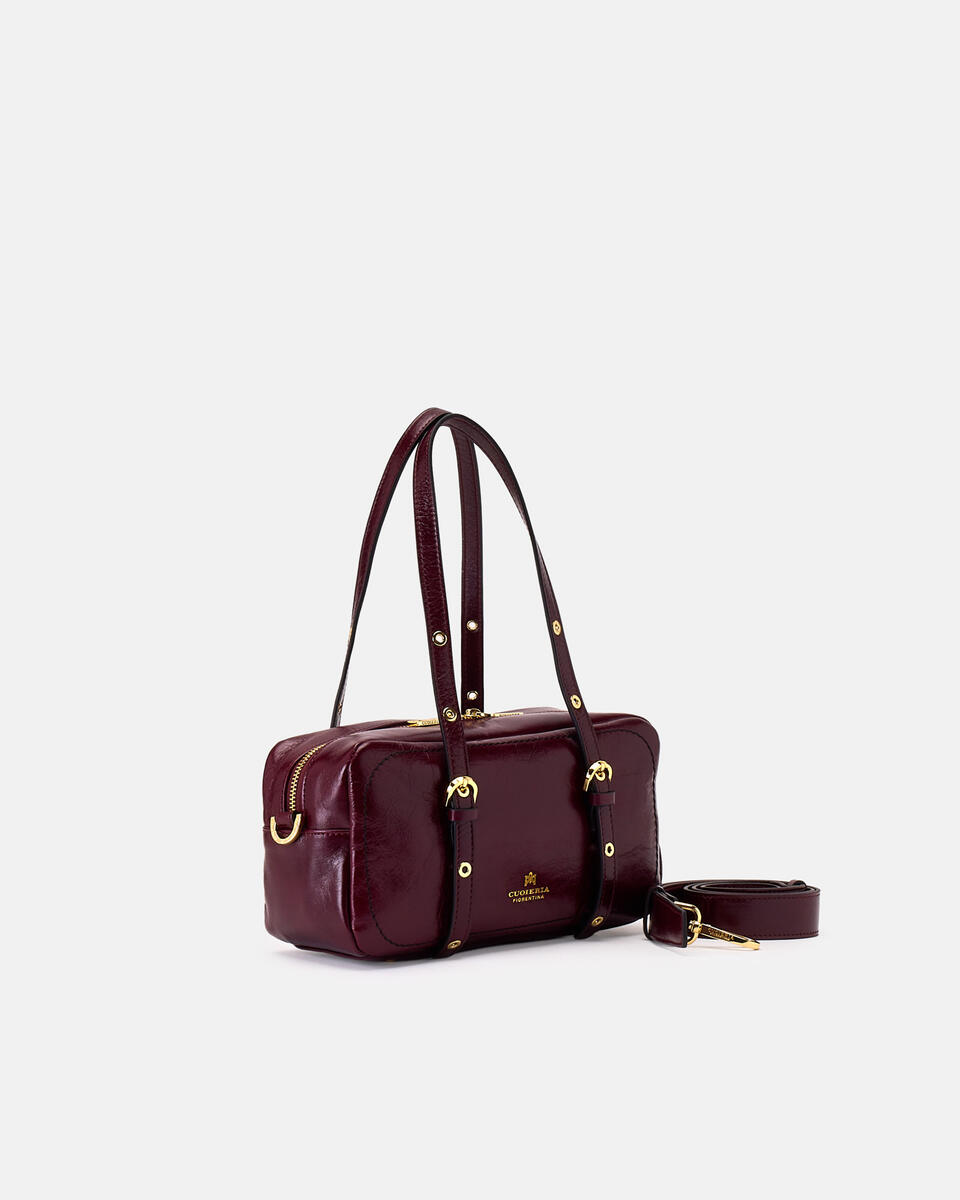 Eva soft duffle Vintage Amarena  - Borse A Spalla - Borse Donna - Borse - Cuoieria Fiorentina