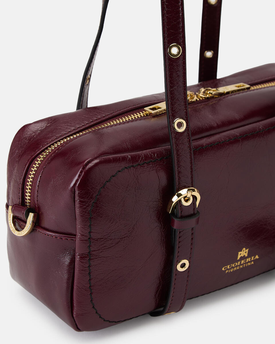 Eva soft duffle Vintage Amarena  - Borse A Spalla - Borse Donna - Borse - Cuoieria Fiorentina