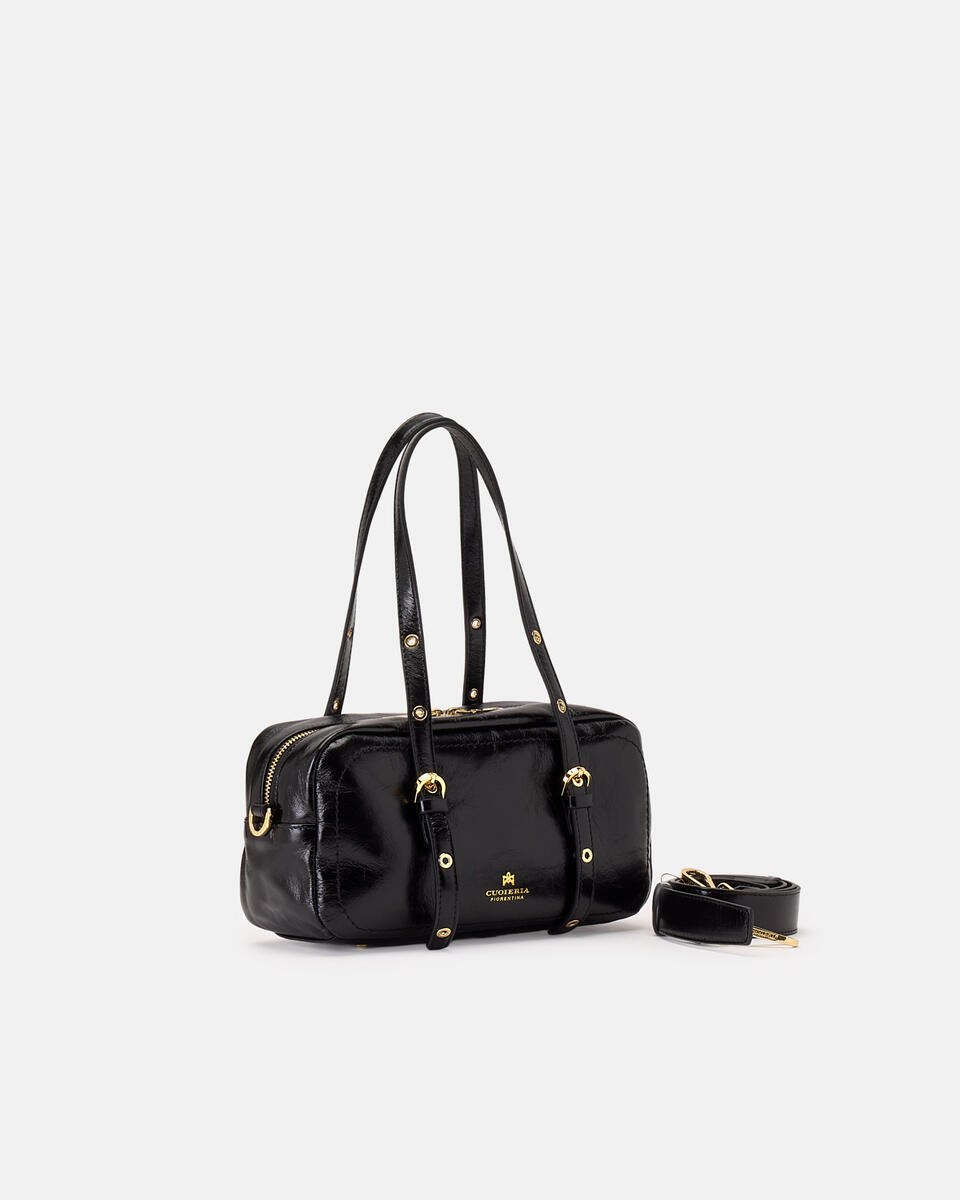 Eva soft duffle Vintage Nero  - Borse A Spalla - Borse Donna - Borse - Cuoieria Fiorentina