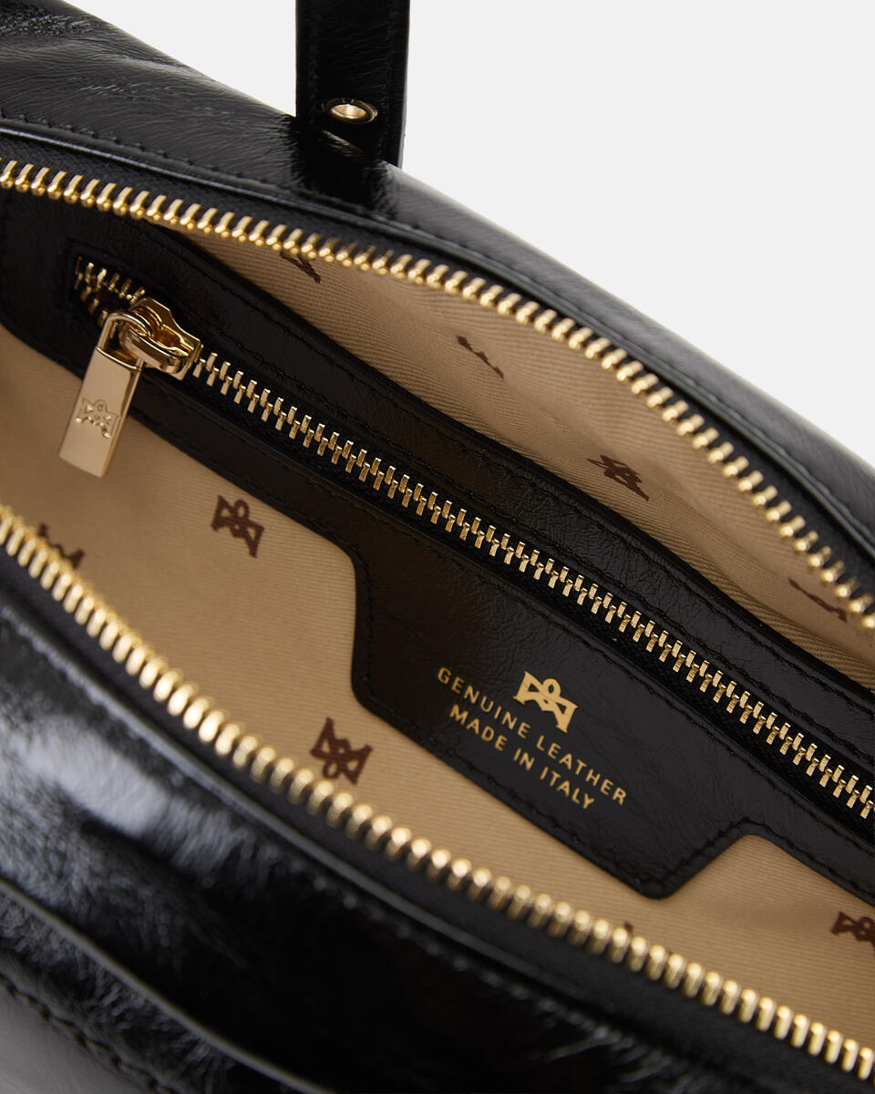 Eva soft duffle Vintage Nero  - Borse A Spalla - Borse Donna - Borse - Cuoieria Fiorentina