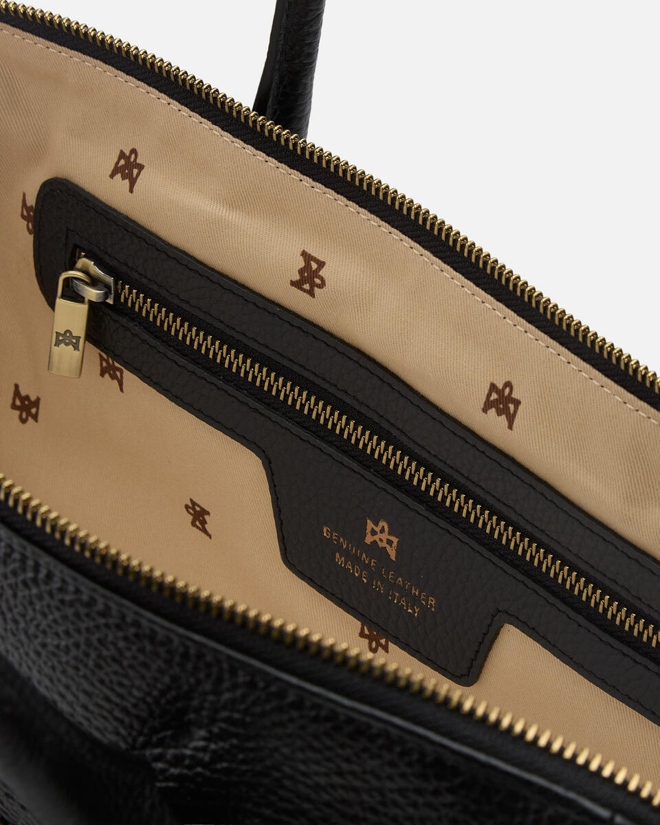 TOTE BAG Black  - Cuoieria Fiorentina