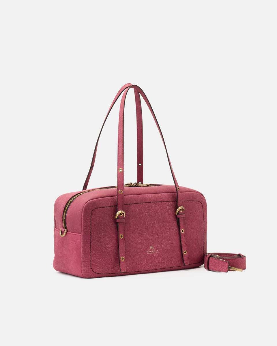 Eva soft large duffle Ciclamino  - Borse A Spalla - Borse Donna - Borse - Cuoieria Fiorentina