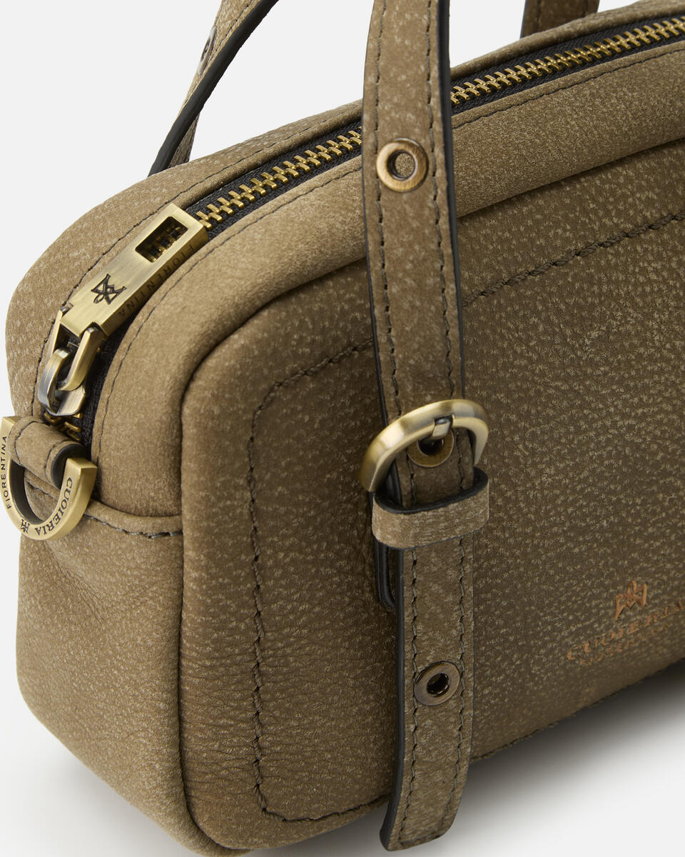 Eva soft mini duffle Bosco  - Mini Bags - Borse Donna - Borse - Cuoieria Fiorentina