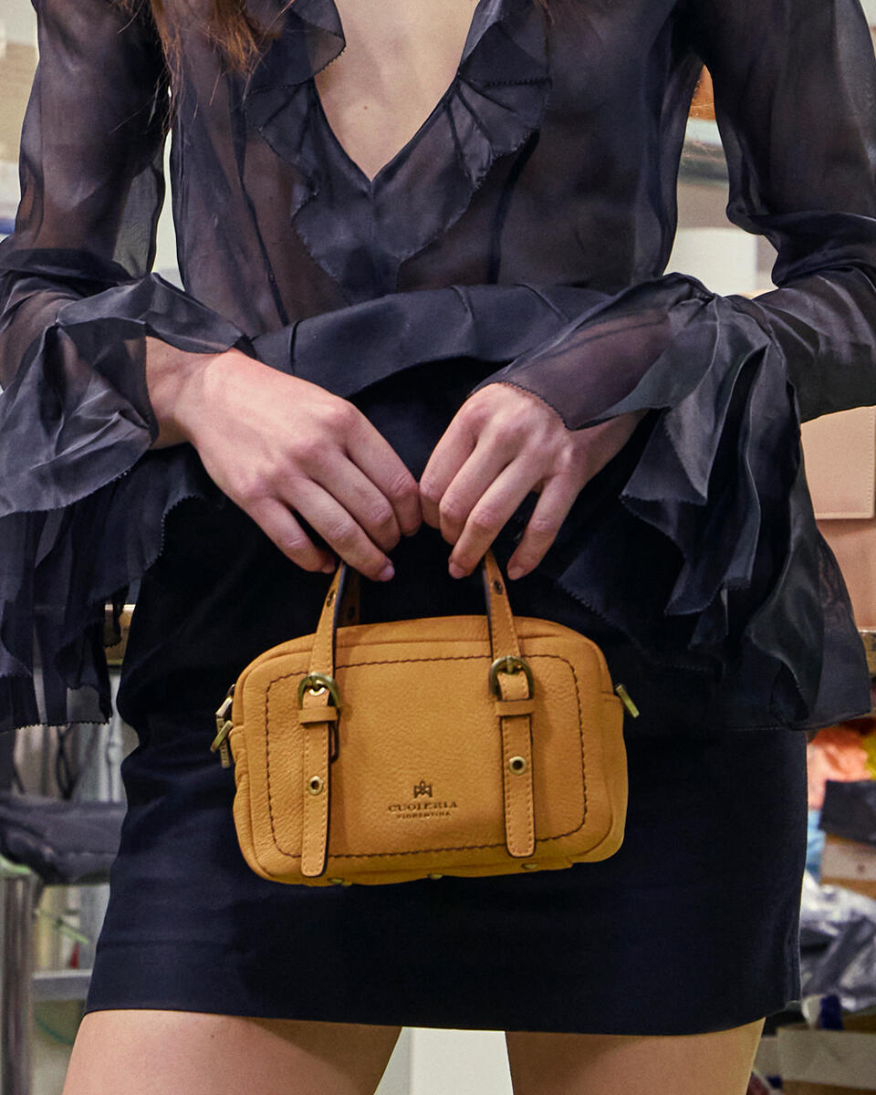 MINI DUFFLE BAG Cyclamen  - Mini Bags - Women's Bags - Bags - Cuoieria Fiorentina