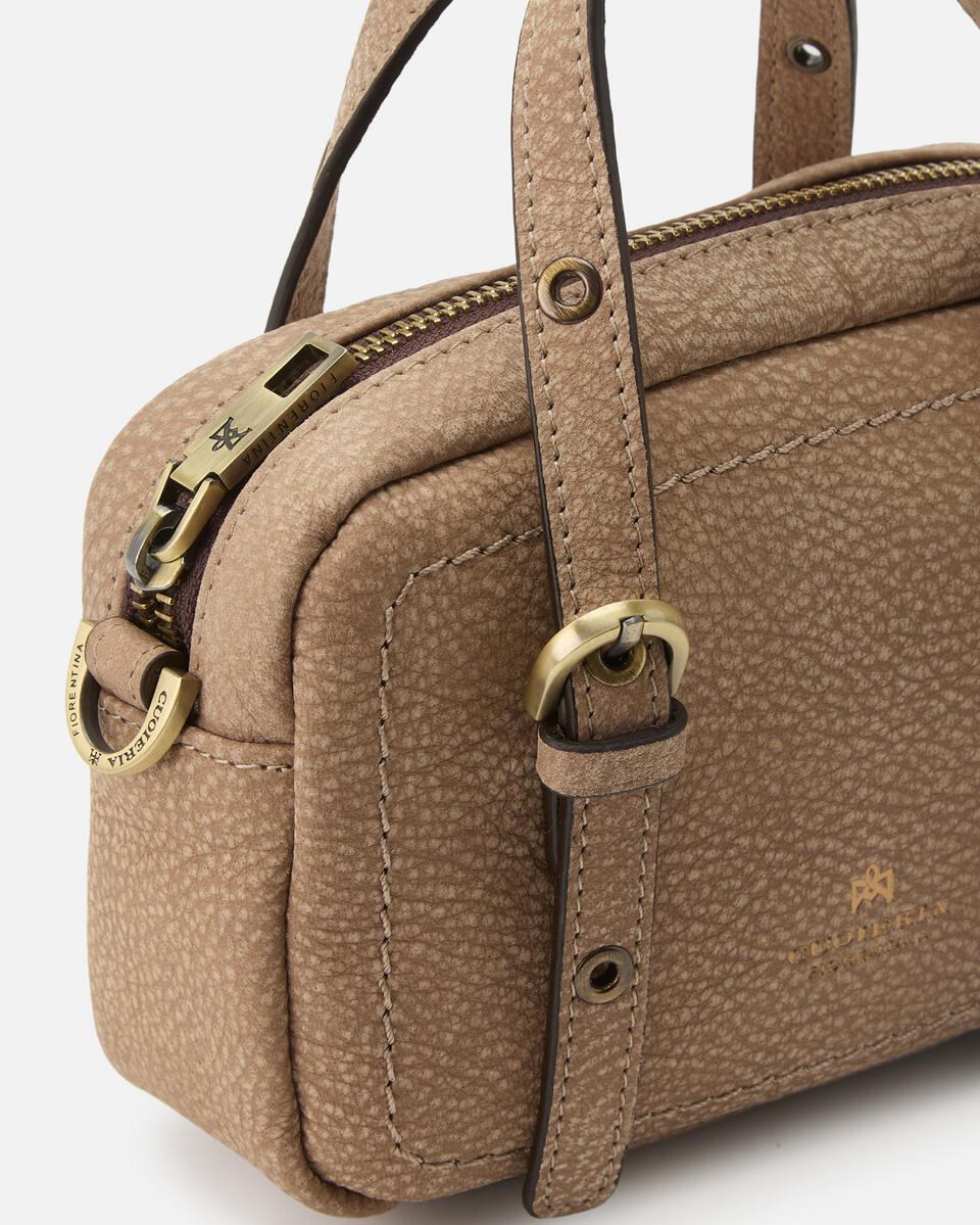 Eva soft mini duffle Desert  - Mini Bags - Borse Donna - Borse - Cuoieria Fiorentina