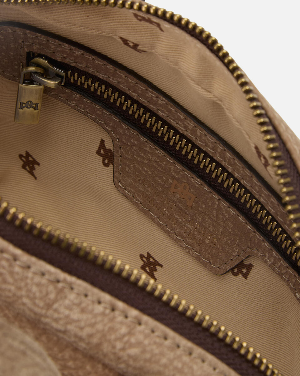 Eva soft mini duffle Desert  - Mini Bags - Borse Donna - Borse - Cuoieria Fiorentina