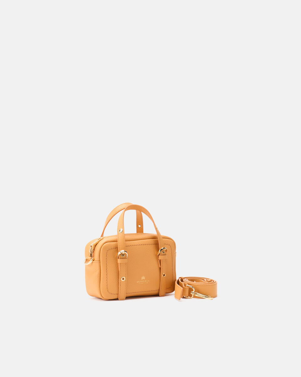 MINI DUFFLE BAG Apricot  - Mini Bags - Women's Bags - Bags - Cuoieria Fiorentina