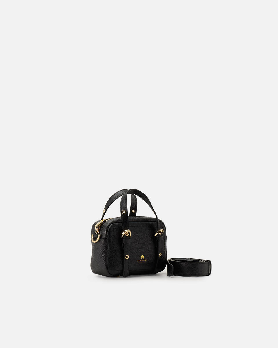 Eva soft mini duffle Nero  - Mini Bags - Borse Donna - Borse - Cuoieria Fiorentina