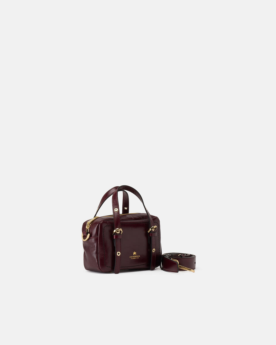 Eva soft mini duffle Vintage Amarena  - Mini Bag - Borse Donna - Borse - Cuoieria Fiorentina
