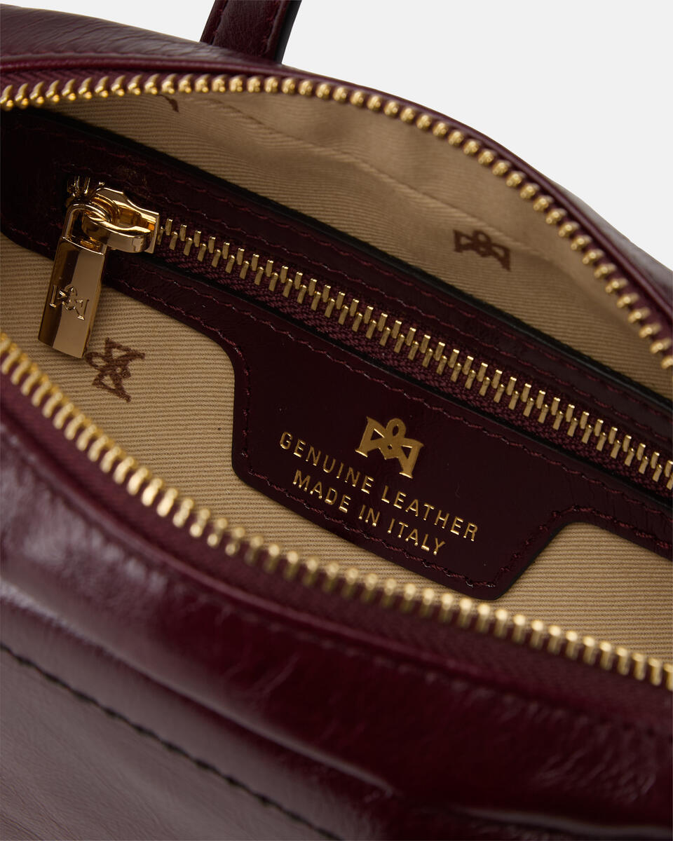Eva soft mini duffle Vintage Amarena  - Mini Bag - Borse Donna - Borse - Cuoieria Fiorentina