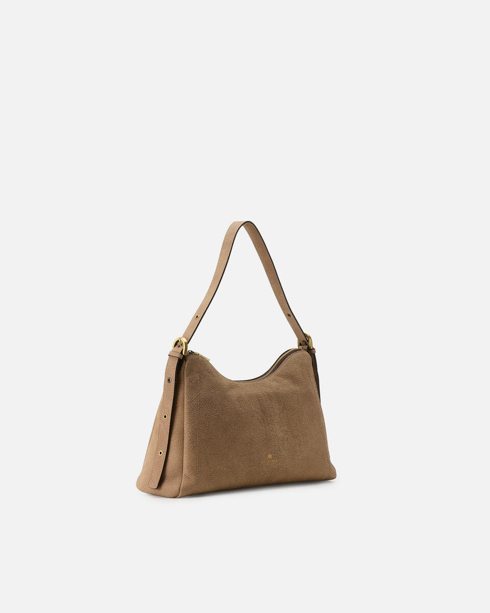 Eva soft squared hobo Desert  - Borse A Spalla - Borse Donna - Borse - Cuoieria Fiorentina