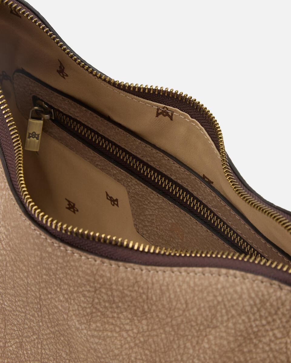 Eva soft squared hobo Desert  - Borse A Spalla - Borse Donna - Borse - Cuoieria Fiorentina