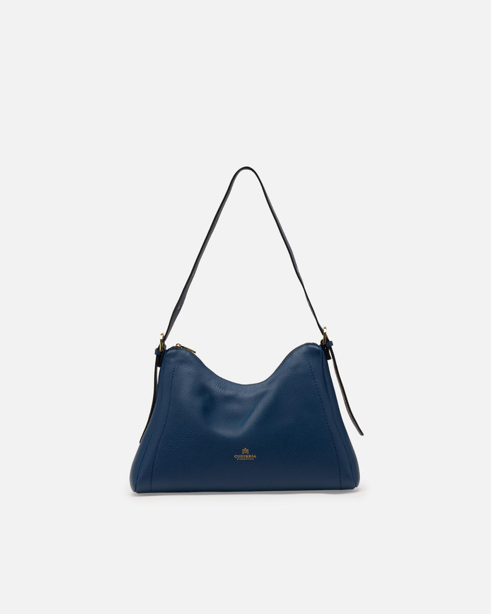 Eva soft squared hobo Oceano  - Cuoieria Fiorentina