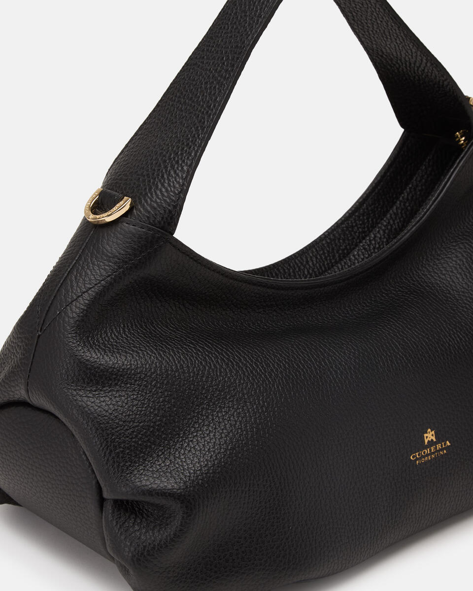 Gaia hobo in pelle Nero  - Tote Bag - Borse Donna - Borse - Cuoieria Fiorentina